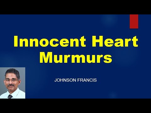 Video: Ce un murmur de inimă nevinovat?