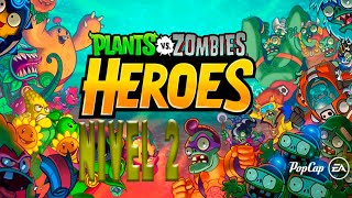 PLANTAS VS ZOMBIES HEROES MISION INCURSION EN LA GRAN CUEVA POMELO VS SUPERCEREBROZ NIVEL 2 (2023)