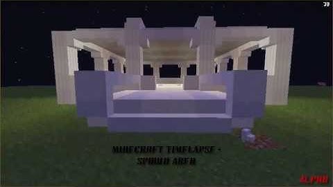 Minecraft Time Lapse   Spawn Area