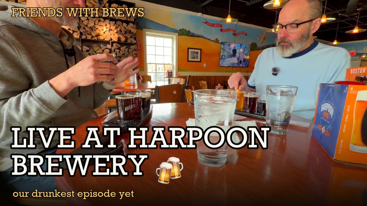 Watch episode 99: LIVE at Harpoon Brewery — Our Drunkest Episode Yet