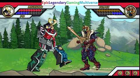 Vulpes VS Megazord In A Power Rangers Samurai Rangers Together, Samurai Forever Match / Battle