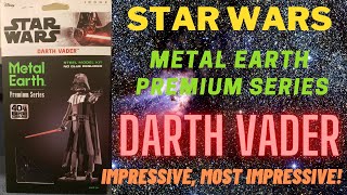 Metal Earth Darth Vader Premium Series ICONX Complete Build and Review