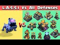 L.A.S.S.I Vs All Max Defenses | Clash of Clans | Town Hall 14 Update | Lassi Vs All Defenses