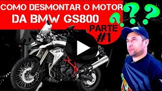 😲👉Como desmontar o motor da BMW GS800? (PARTE #01)