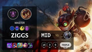 Ziggs Mid vs Diana - EUW Master Patch 11.15