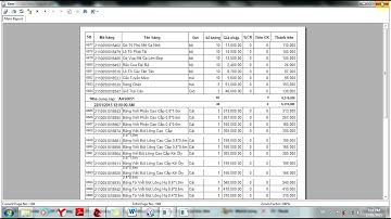 Báo cáo nhập - phần mềm quản lý nhà sách, siêu thị [An Việt Soft]