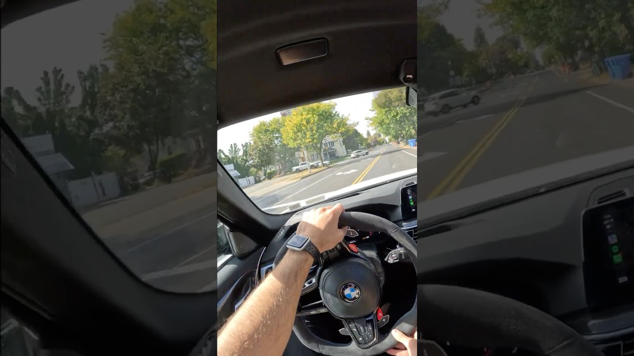 Дрифт Audi RS5 против большого турбо BMW..