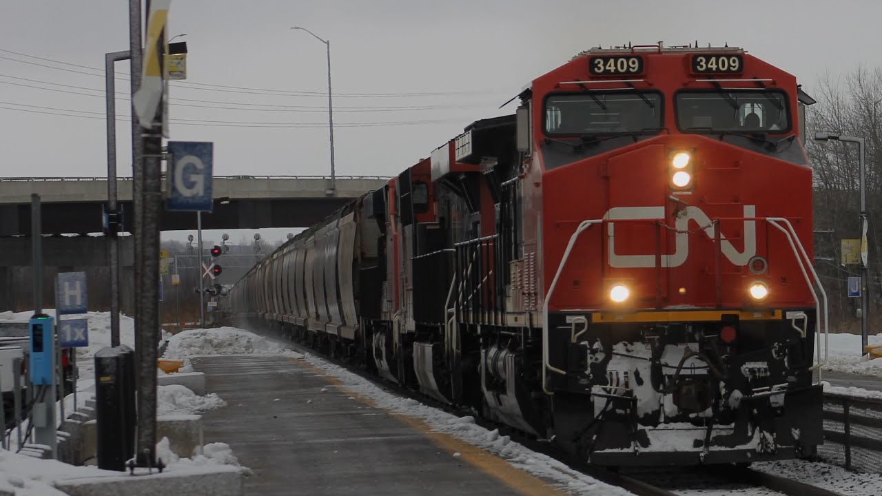 Railfanning the CN Kingston sub at Kingston ONT (2/21/26)