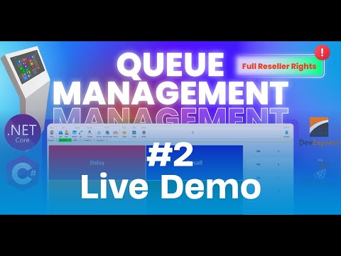EzziQueue - Queue management System (Live Demo) - YouTube