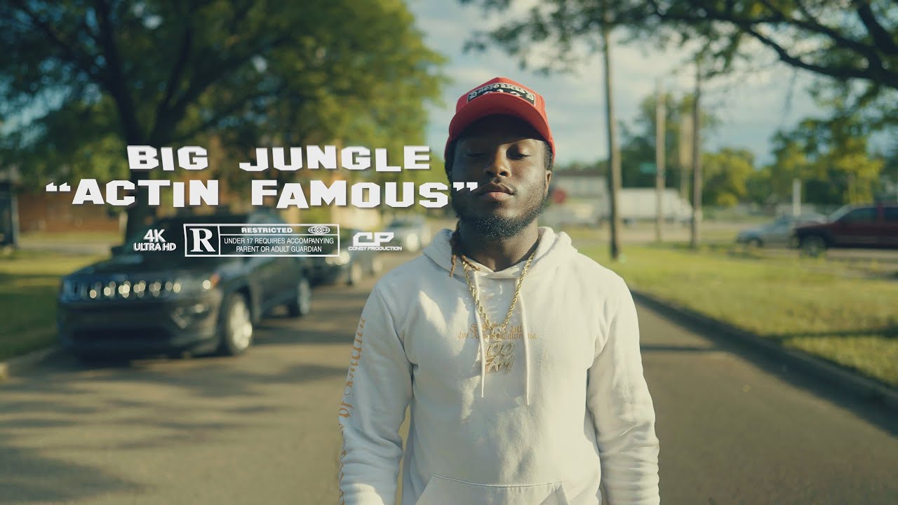 Big jungle "Actin Famous" (Official Video) Shot by @Coney_Tv