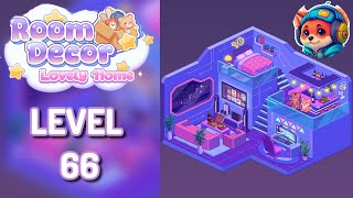 Room Decor: Lovely Home — Level 66 luminous neon lounge Walkthrough & Solution 🏡✨