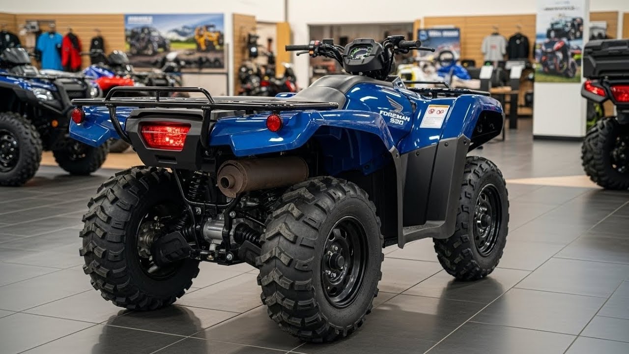 Обзор Honda FourTrax Foreman 520 2026 года | Самый мощный и долговечный квадроцикл на сегодняшний...