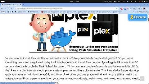 Plex: Advice for David with his Ugreen NAS and his Plex container installed via Portainer.