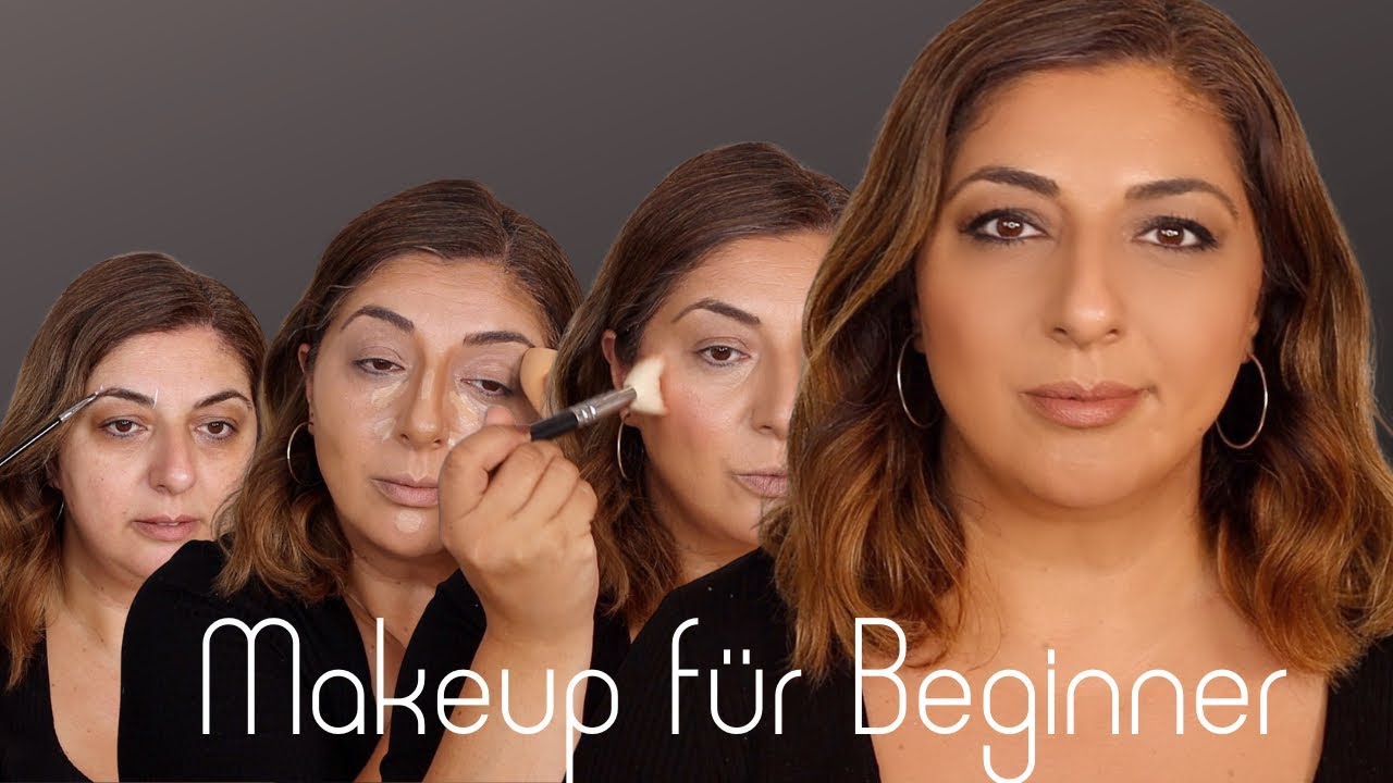 Makeup für Anfänger / TUTORIAL für absolute Beginner! /Makeup ü30, ü40 ...