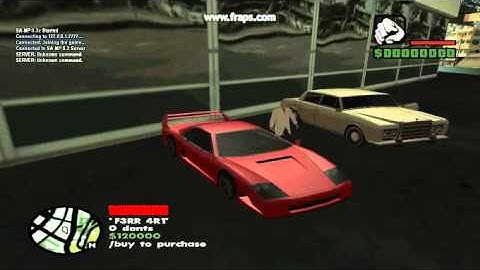 Car Dealership Interface - SAMP