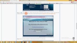 How to connect manage and configure Cisco ACS using web browser