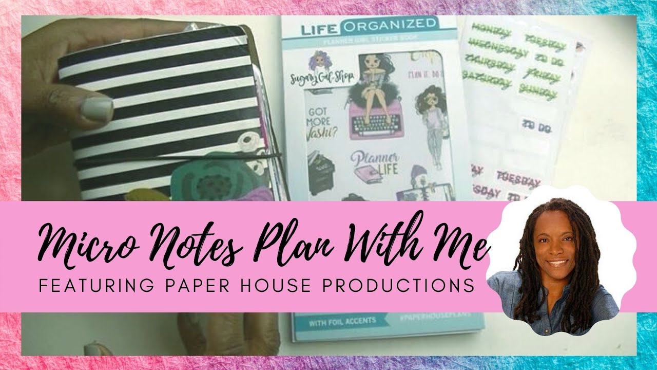 Happy Planner || Micro Notes  || Plan With Me || ft. Paper House Productions