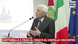 Speciale News - Mattarella A Pavia Tra Cnao E Castello Resimi