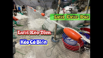 Lưới Kéo Cá Biển- Kéo Tôm Sú.( Cước Đúc mắt 2,5cm - Cước 5.0)Làm theo Yêu Cầu. Zalo/ 0938.336.470