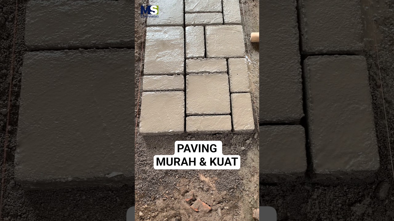 Bikin Paving Block Manual Tapi Hasilnya Kayak Pabrik 🤯