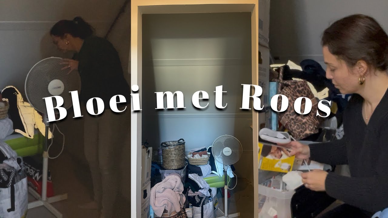 Extreme rommelhok opruimmotivatie💪🏼| Heel veel baby- en kinderspullen uitzoeken | Bloei met Roos #16