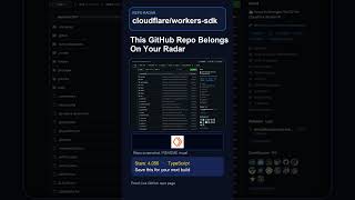 workers-sdk belongs on your radar