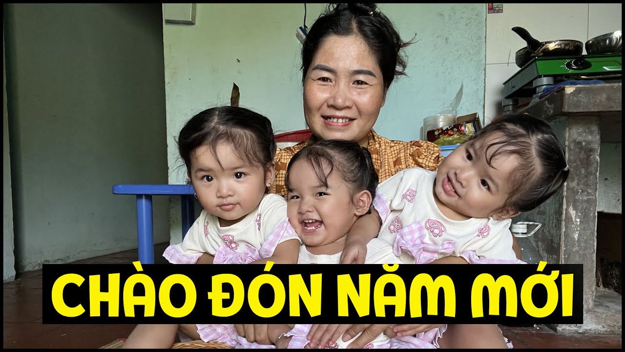 Ba bé sinh ba Gạo Sữa Kem cùng nhau ăn nho đón năm mới 2026 | TAM CÔNG CHÚA - youtube