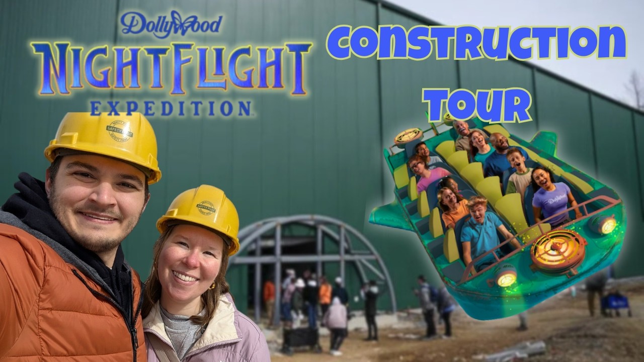 Inside Dollywood’s $50 MILLION World's First Coaster! (NightFlight Expedition)