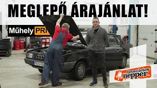 Túl feltűnő, ezért adnám el – Audi 80 B2 1,5D – 1984 – MűhelyPRN 338.