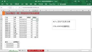 每日一练 40：筛选后如何粘贴数据