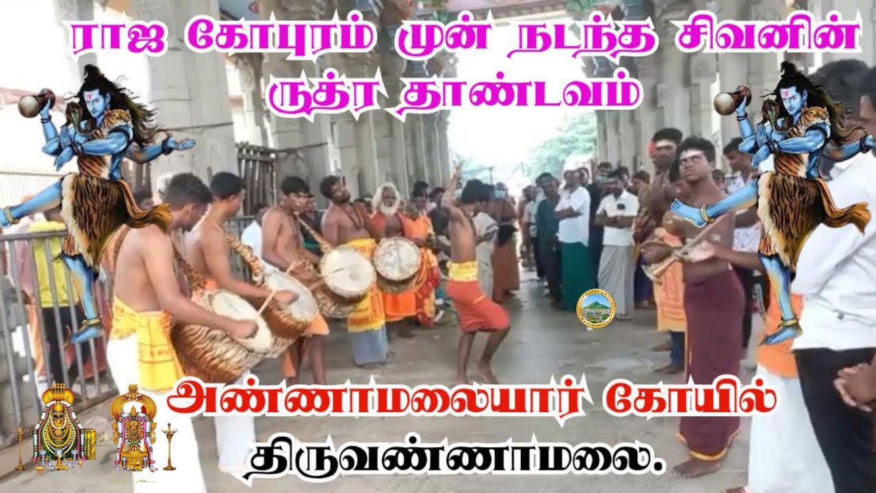 ராஜ கோபுரம் முன் நடந்த சிவனின் ருத்ர தாண்டவம்... காண கண் கோடி வேண்டும் 