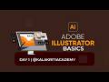 Adobe Illustrator Basics – Day 1 | Artboard & Properties Panel Explained #adobeillustrator
