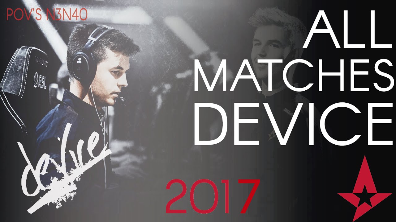 POV DEVICE Astralis Complexity Nuke DreamHack Masters Las Vegas 2017 Group A Opening Match 16X5 WIN