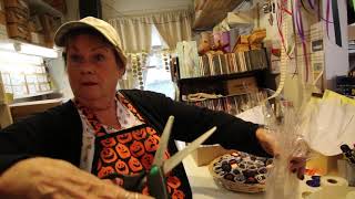 Karen Wraps a 3 Pound Candy Tray