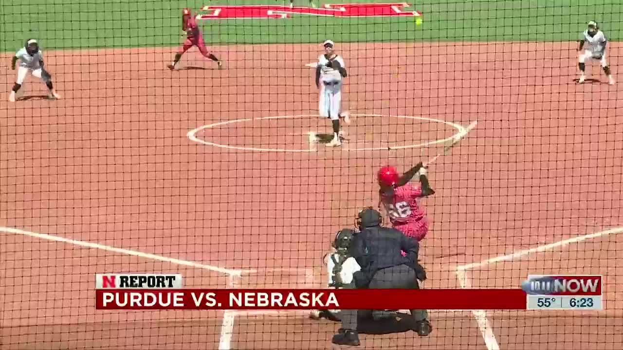 Nebraska softball beats Purdue in GM2 of series YouTube