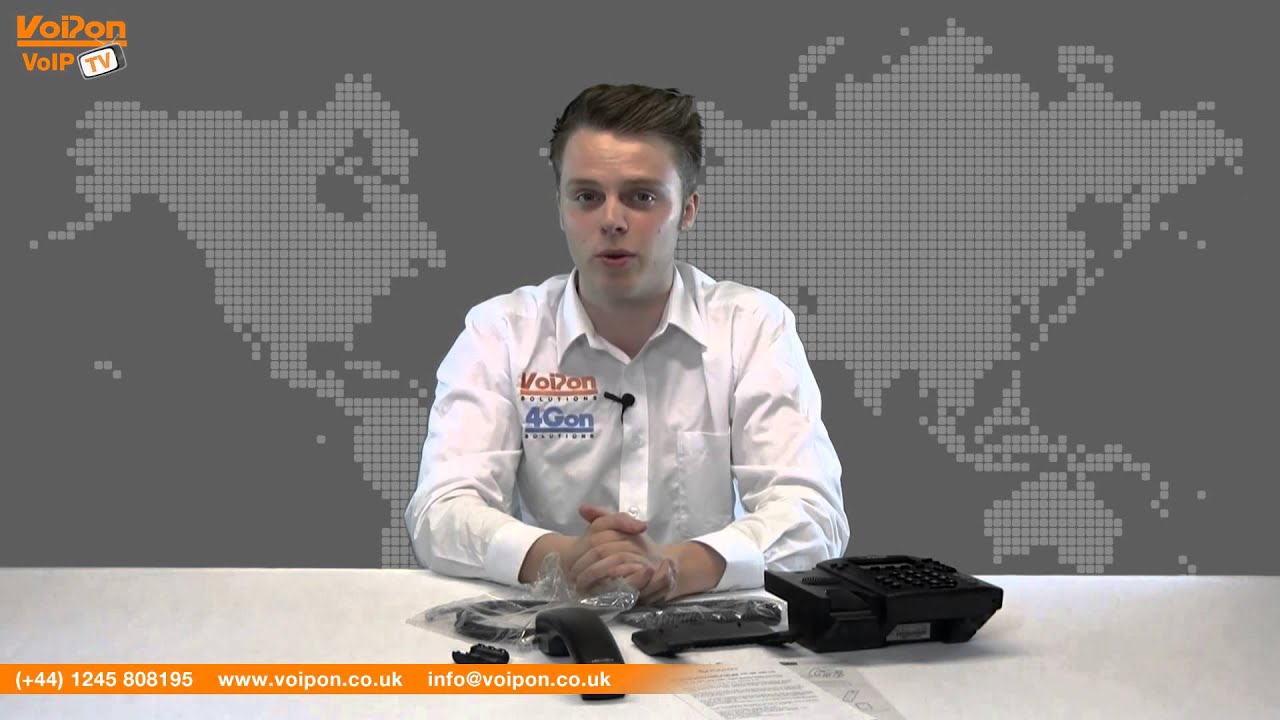 Polycom VVX 300 VoIP Phone Video Review / Unboxing