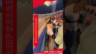 Delano Kennedy wins CHAMPS 400m gold, shares it with his mother