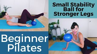 Killer Hamstring Workout with Small Stability Ball | Pilates Mat with Small Ball