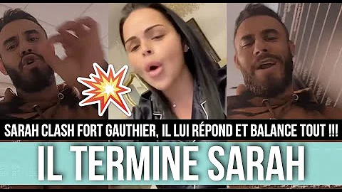 SARAH VS GAUTHIER  NORME CLASH ! IL FAIT DES RVLAT...