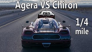 : Bugatti Chiron  Koenigsegg Agera RS?  402 . 0 - 100.