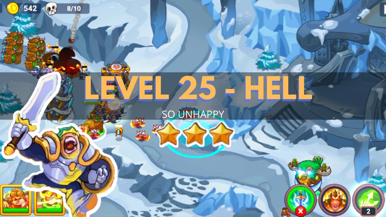 King of Defense 2: Level 25 HELL / GAMEPLAY  / GUIDE / WALKTHROUGH