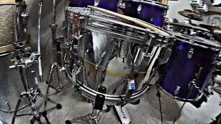 Remo 14X8 Snare Drum Demo - Acousticon Sx - Deep Snare - Quadura Chrome 14 8