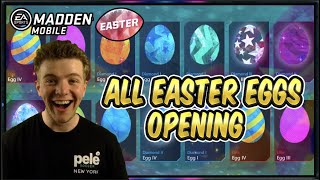 All Easter Eggs Pack Opening | Madden NFL Mobile 20 Easter Egg & Easter Treat Pack Opening!