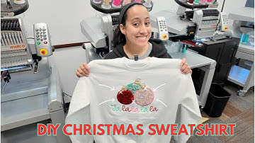 How to make a Sequin Sweatshirt with an Embroidery Machine