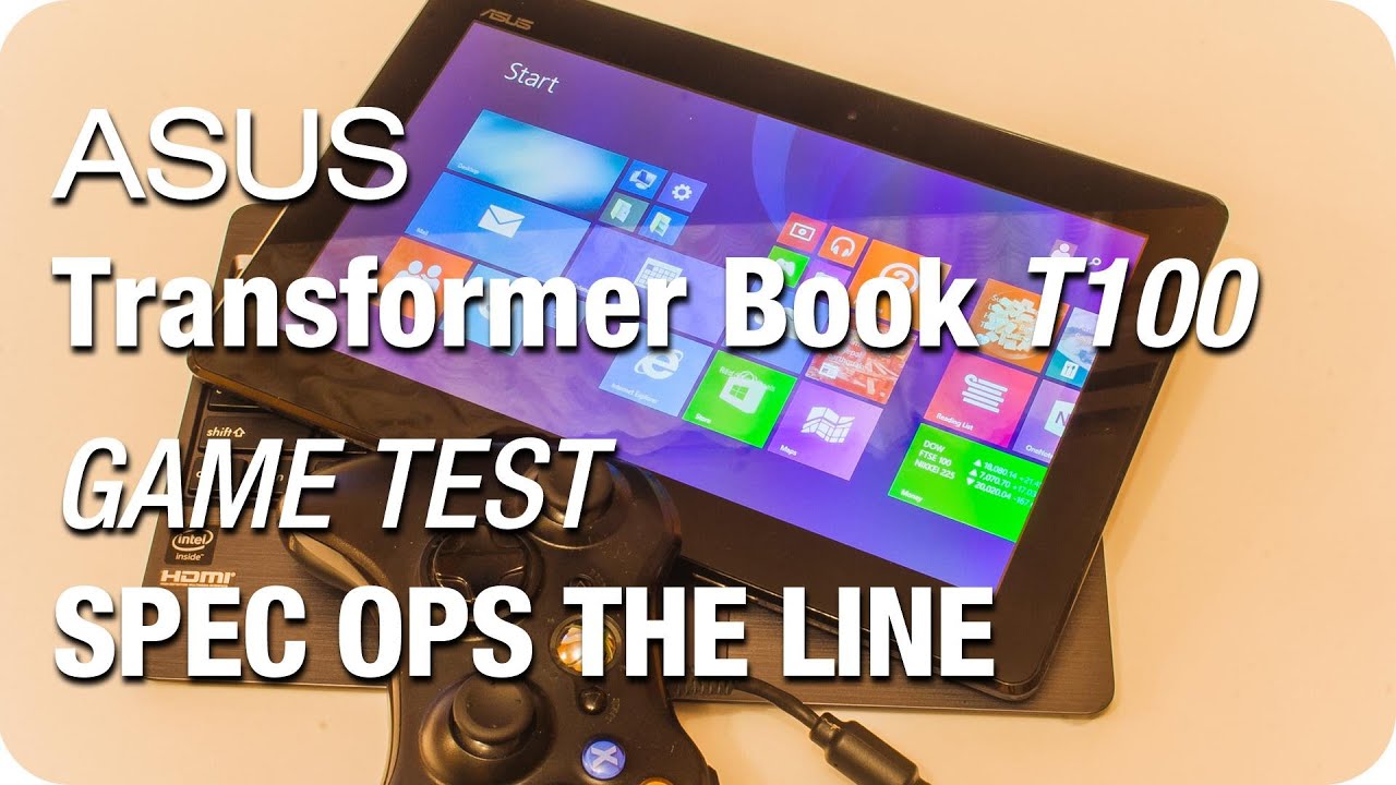 Spec Ops The Line Gameplay On Asus Transformer Book T100 (Intel Atom Z3740)