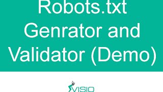 Free Robots txt Generator and Validator
