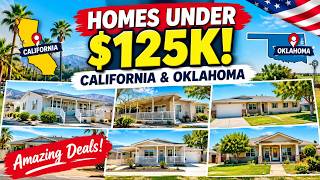 10 Affordable Homes for Sale Under $125K in California & Oklahoma  Amazing Deals!