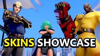 ALL NEW SKINS SHOWCASE & GAMEPLAY! Overwatch 2 One Punch Man Collab Event! Free Legendary Skin!