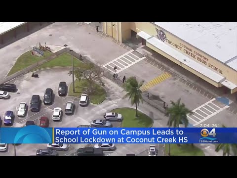 Coconut Creek High School On Code-Red Lockdown Following Reports Of Gun On Campus