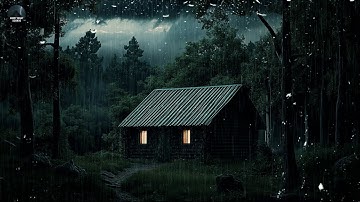 Beat Worry Within 6 Minutes to Deep Sleep Instantly with Heavy Rain & Thunder on a Tin Roof at Night
